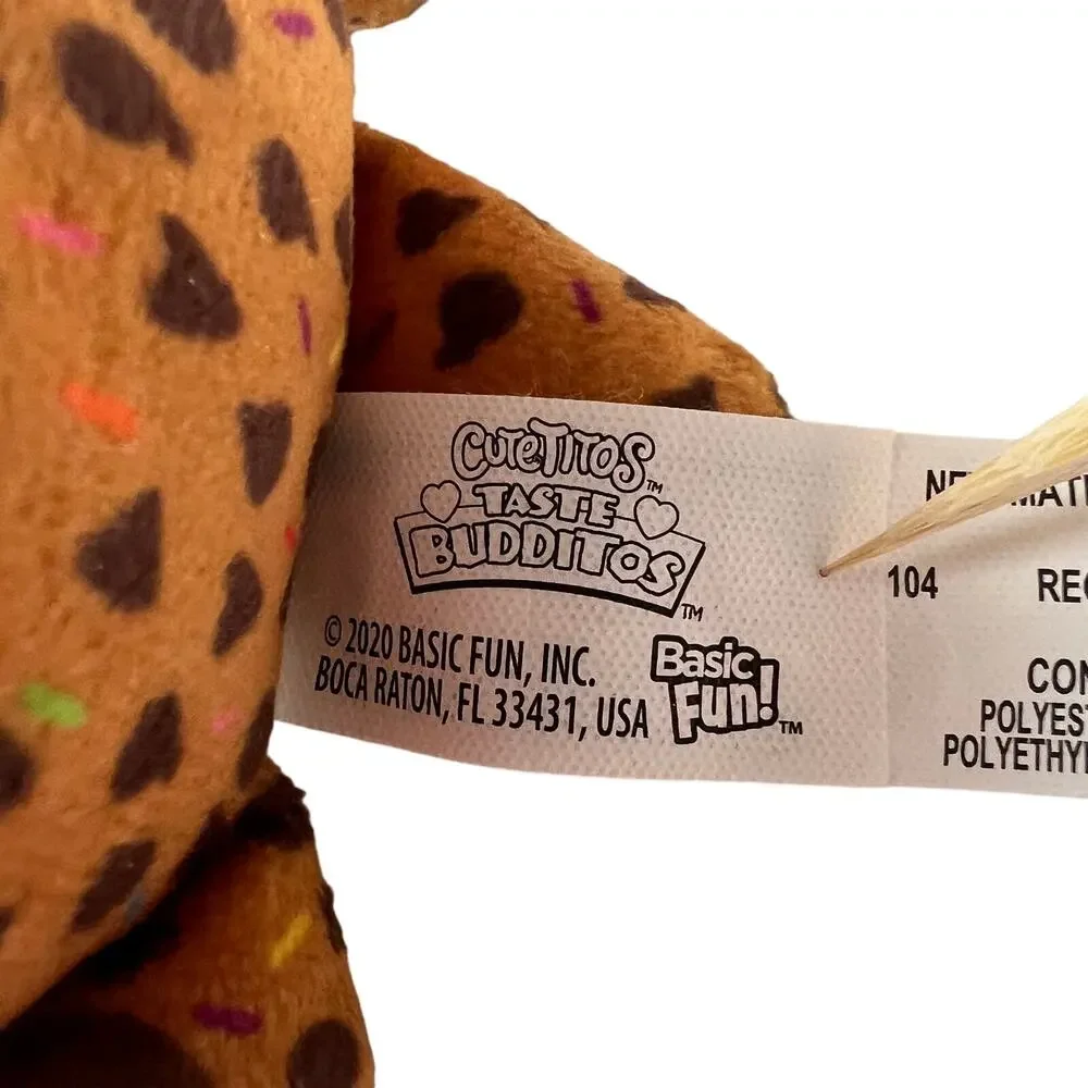 BASIC FUN Cutetitos Taste Budditos Cowito Mini Plush Brown Chocolate Milk 5in